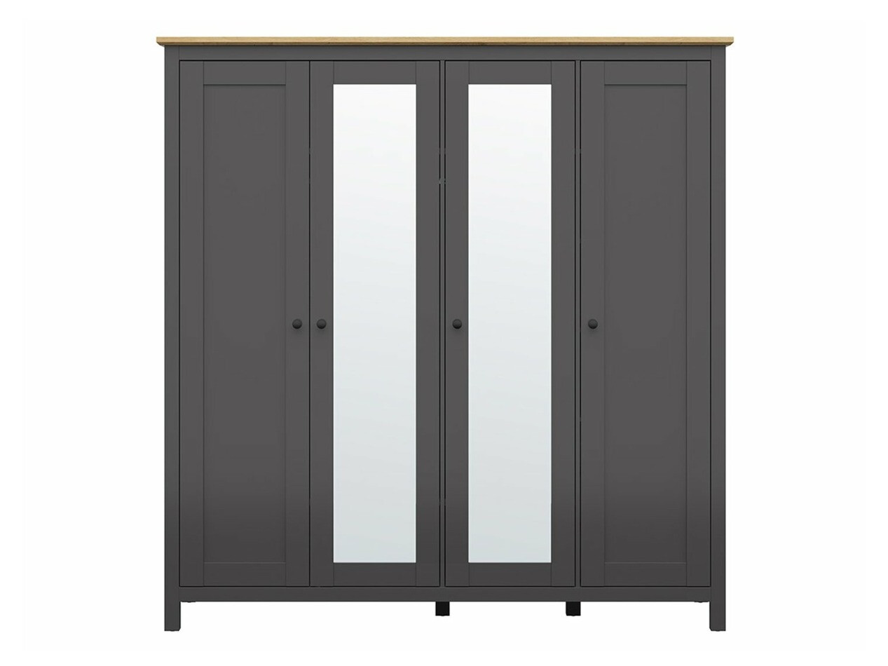 Kledingkast Sordoro 133 (Grafiet + Artisan eiken)