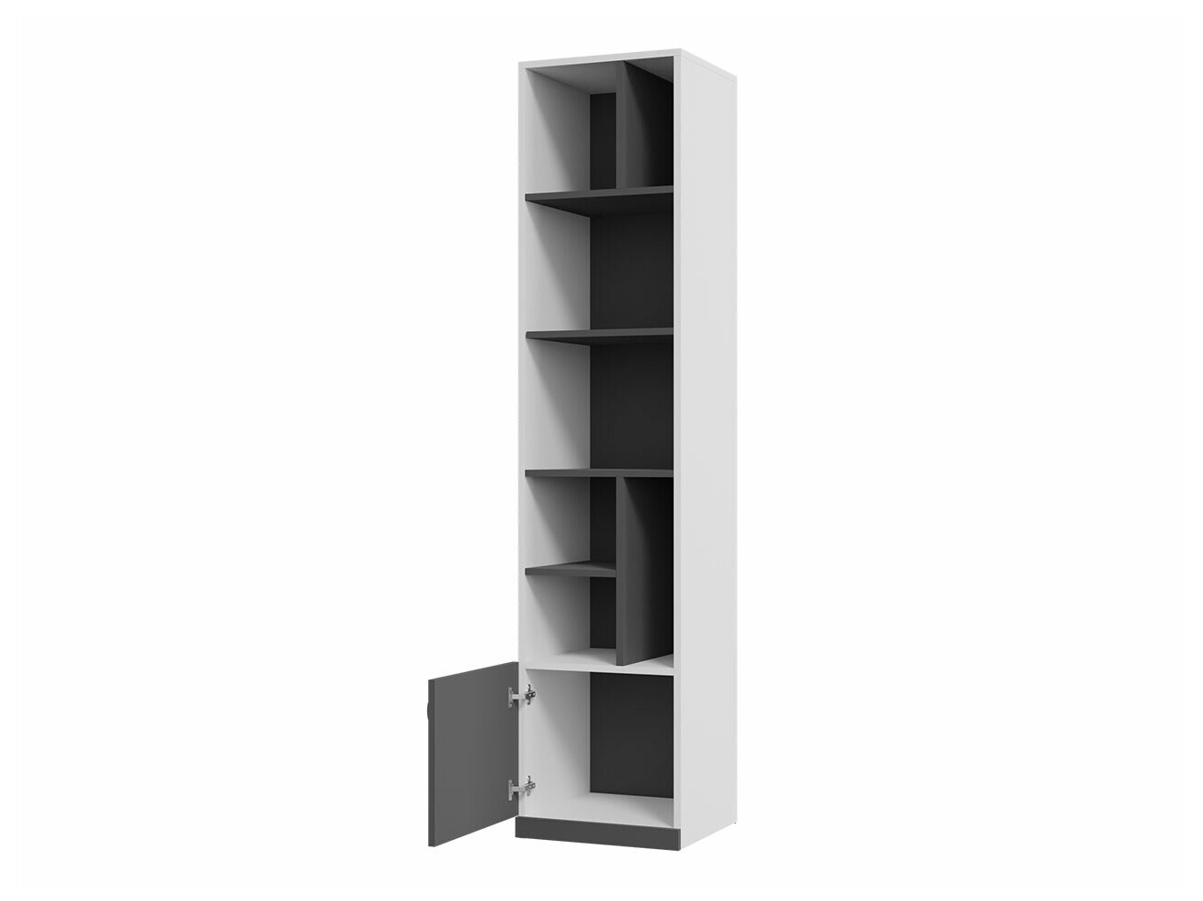 Boekenkast Omaha F117 (Grafiet + Grijs)