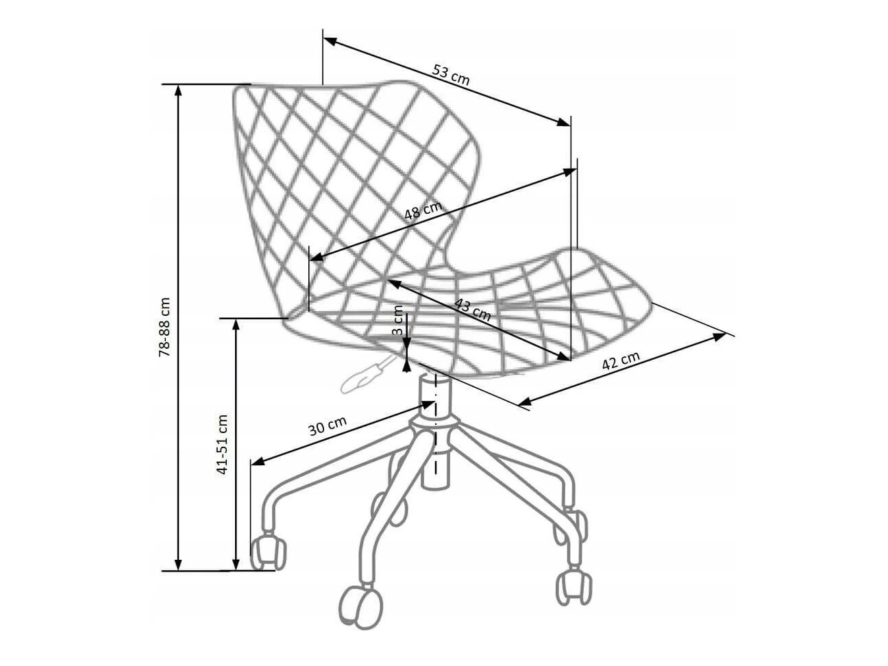 Kinderstoel Houston 991 (Lichtroze)