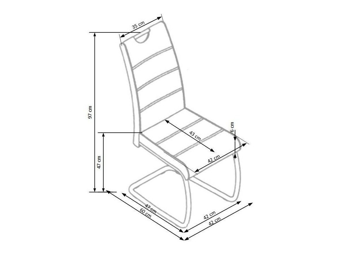Stoel Houston 255 (Zwart)