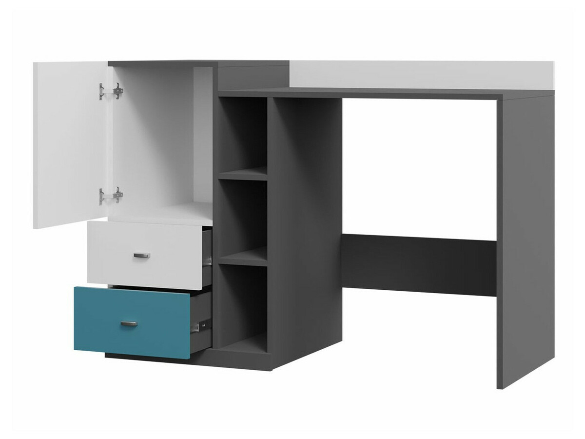 De reeks van de kinderkamer Omaha F128 (Grafiet + Grijs)