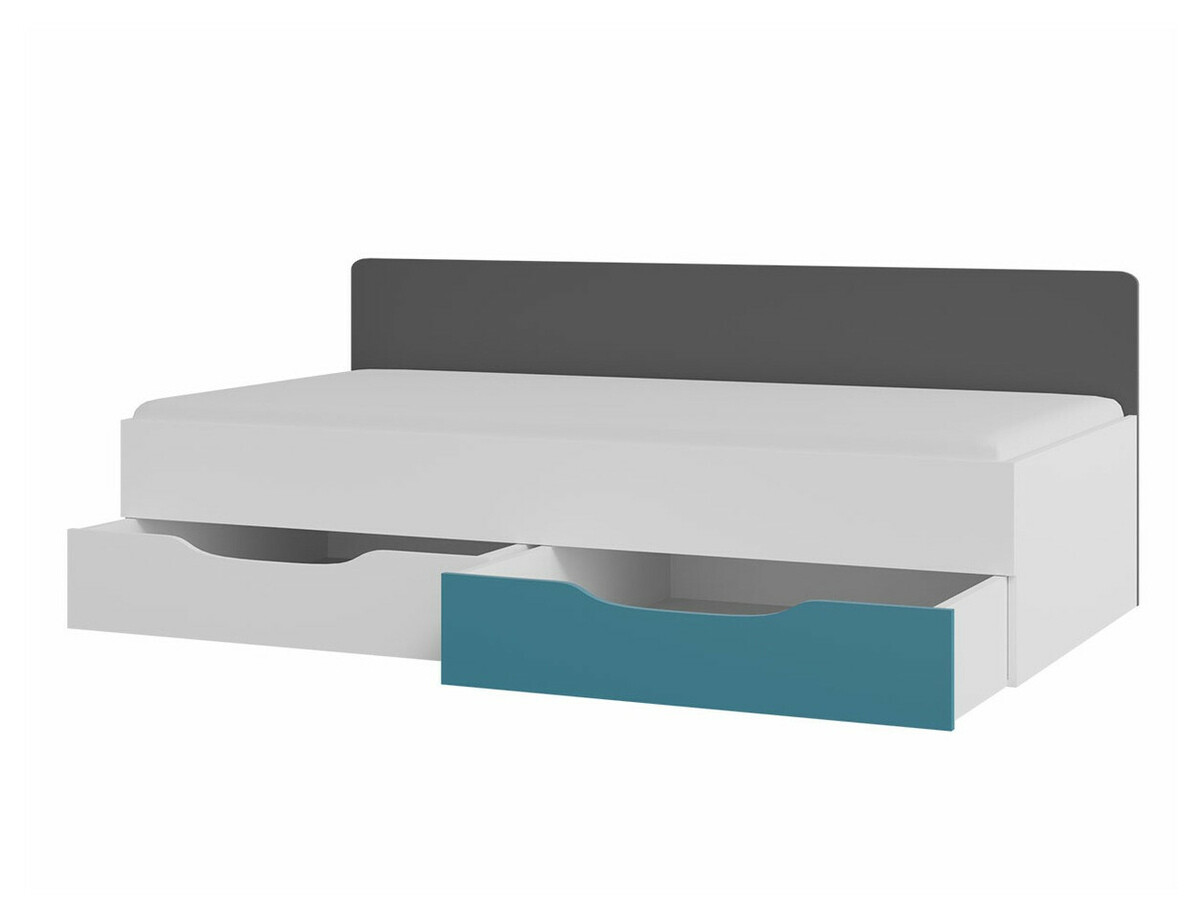 De reeks van de kinderkamer Omaha F128 (Grafiet + Grijs)