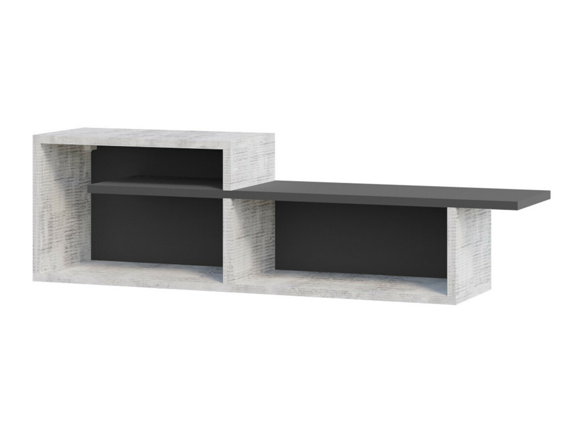 De reeks van de kinderkamer Omaha F128 (Grafiet + Grijs)