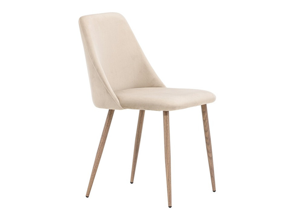 Stoel Dallas 3886 (Beige + Notenhout)
