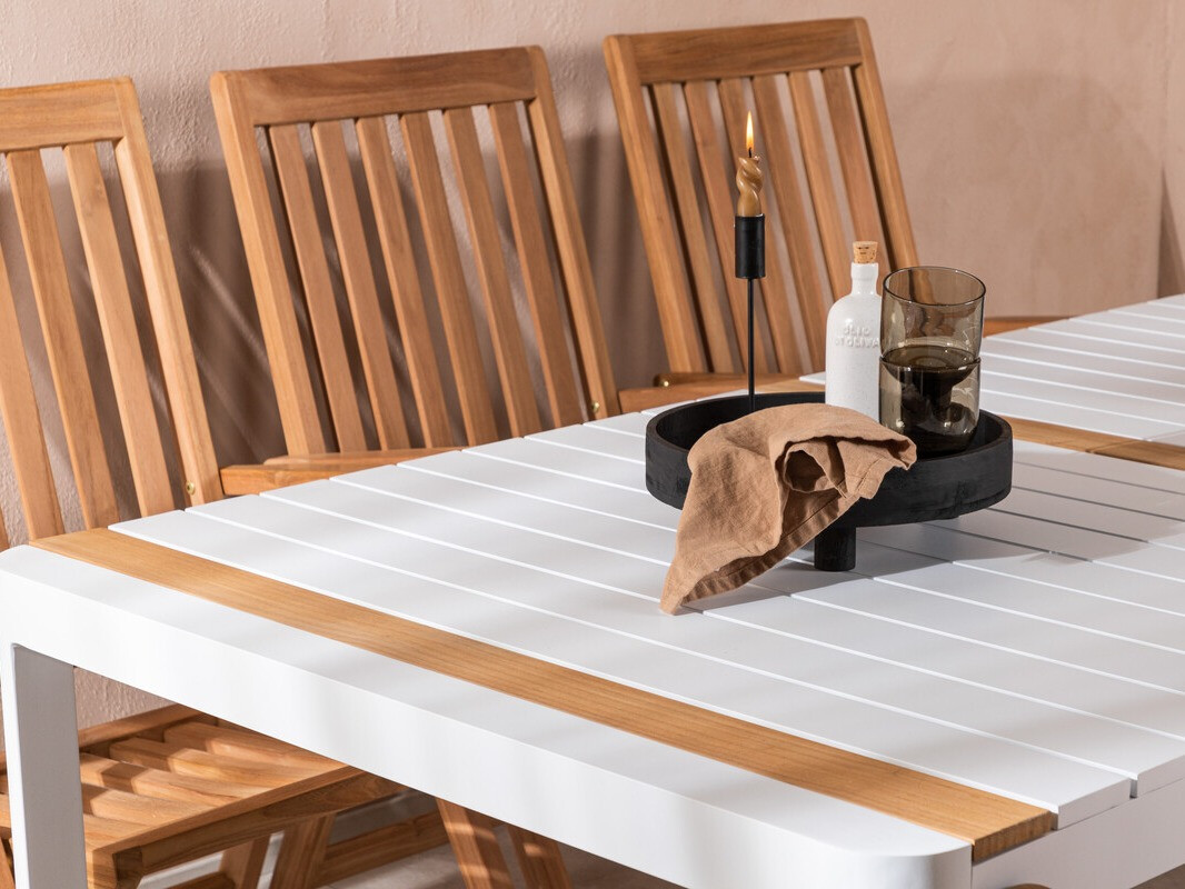 Tafel en stoelen set Dallas 3908