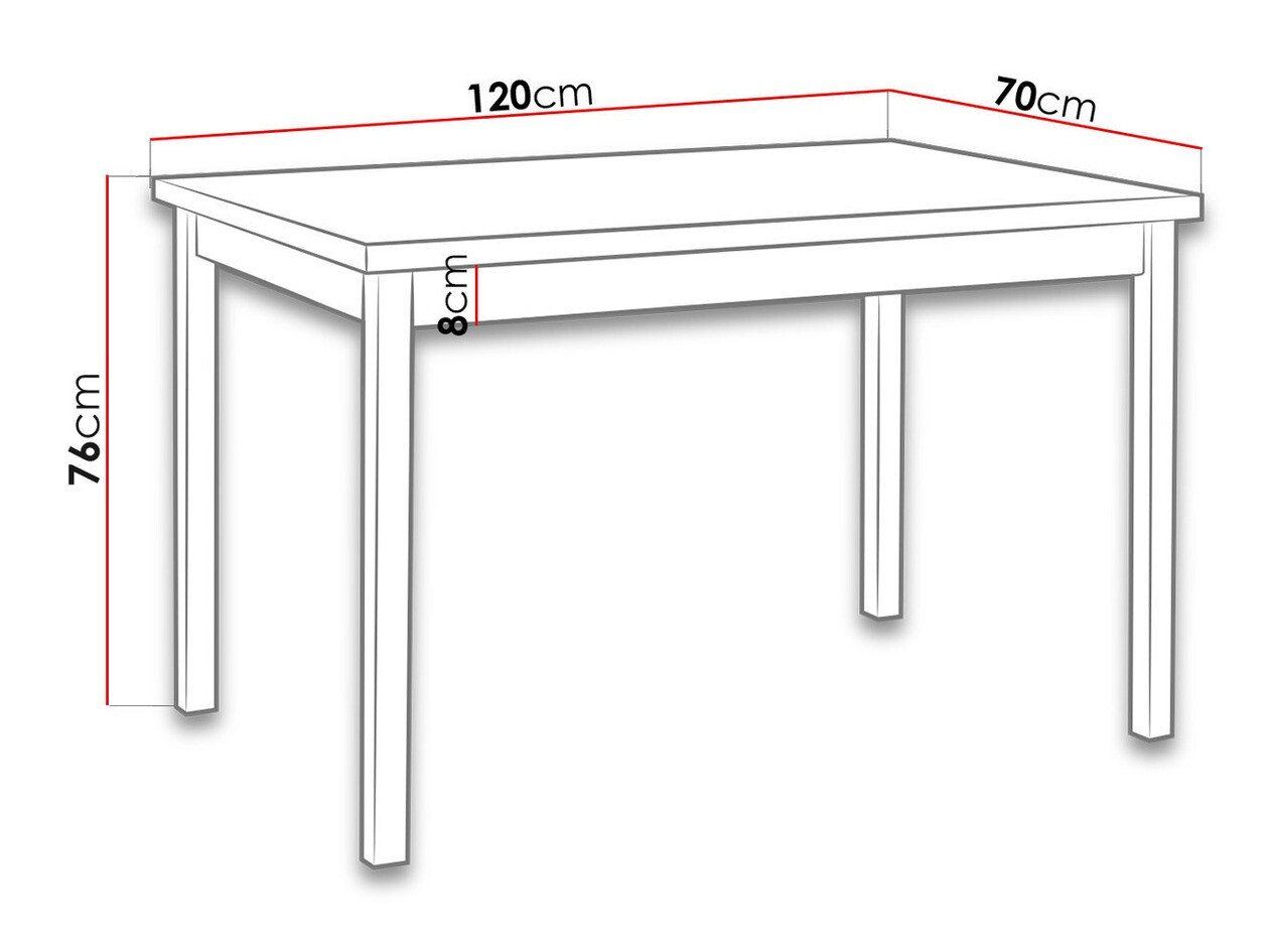 Tafel Victorville 119 (Sonoma eik)