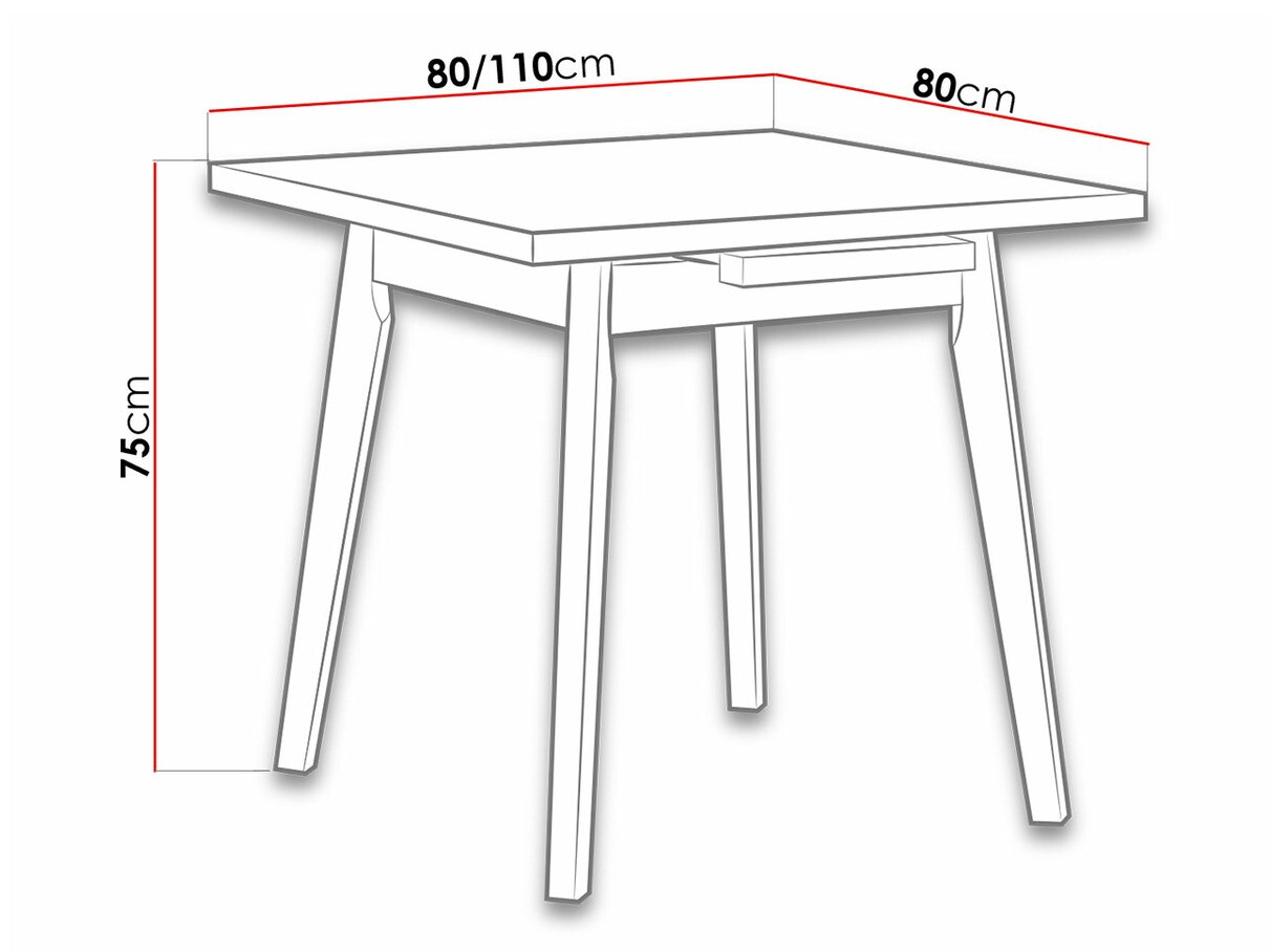 Tafel Victorville 183 (Sonoma eik)