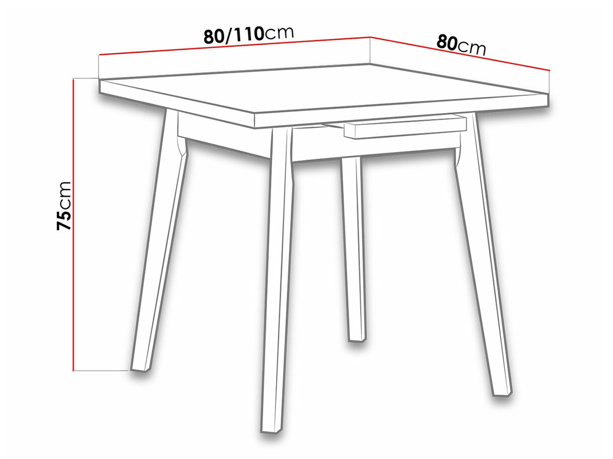 Tafel Victorville 183 (Sonoma eik)