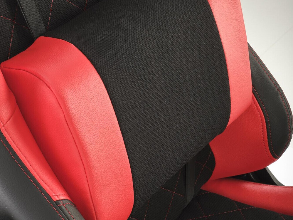 Gamestoel Houston 1431 (Zwart + Rood)