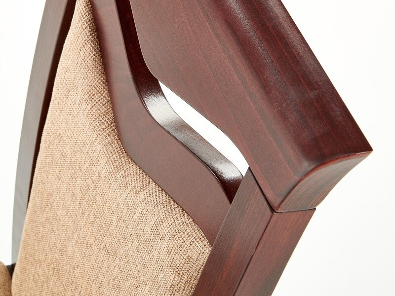 Stoel Houston 578 (Notenhout + Crème)