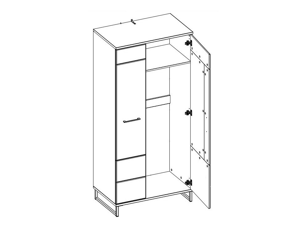 Kledingkast Nucala 107