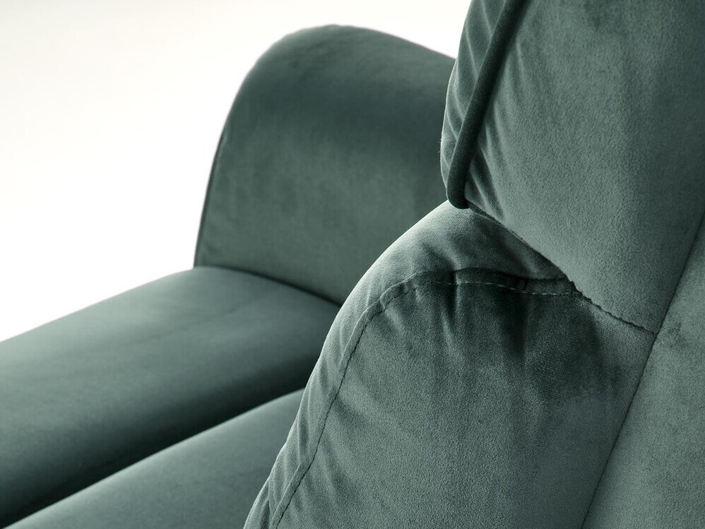 Relaxfauteuil Houston 1543 (Donkergroen)
