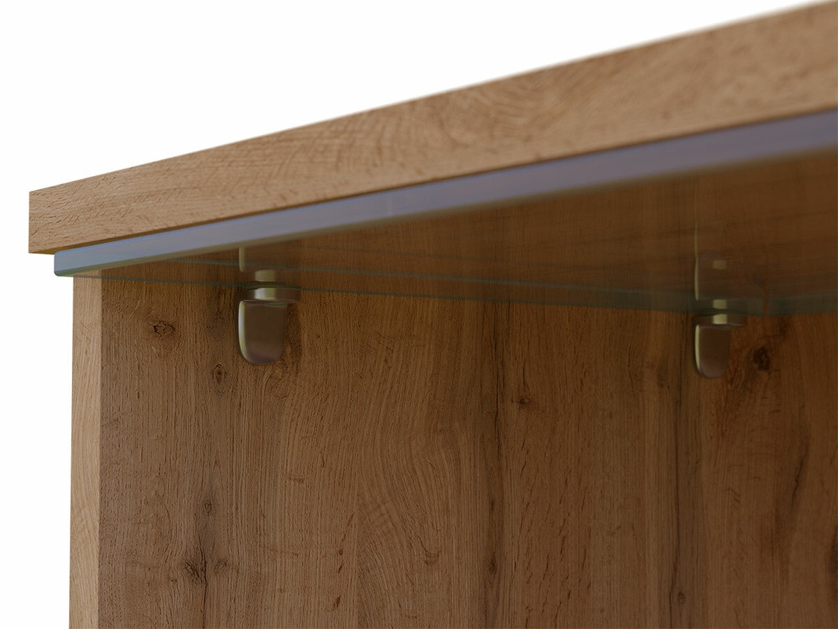 TV-meubel Sarasota 120 (Matera grijs + Verouderd hout)