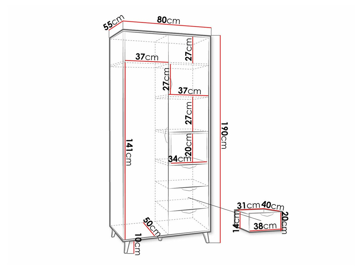 Kledingkast Domvera 101