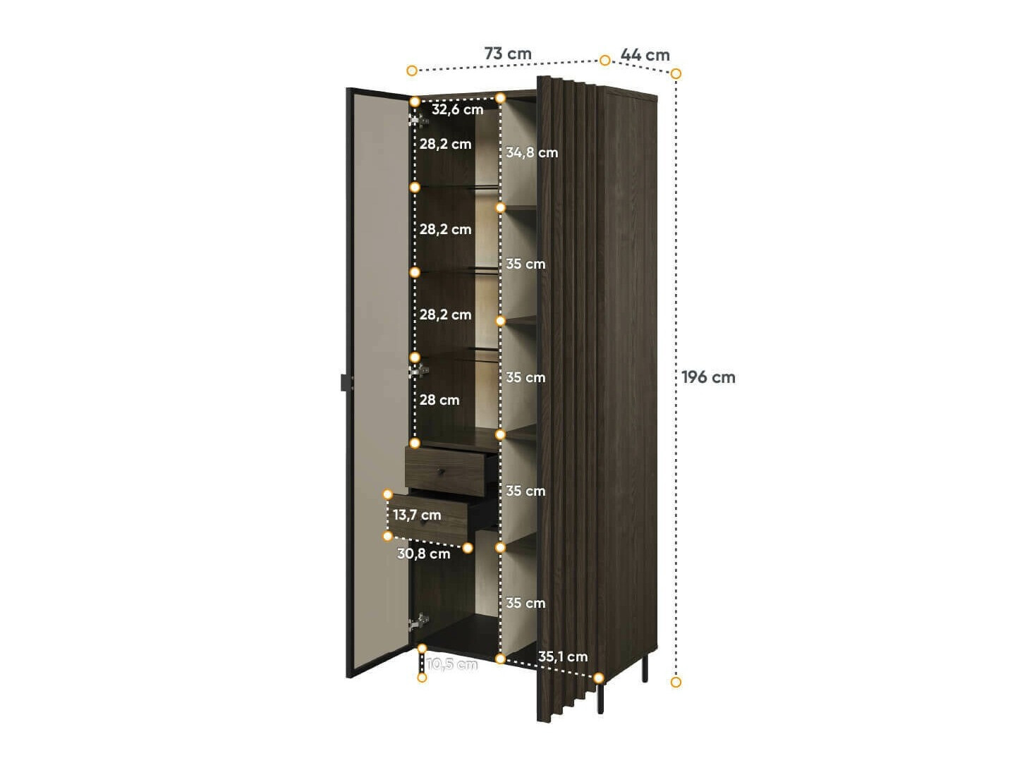 Boekenkast Catevari 101