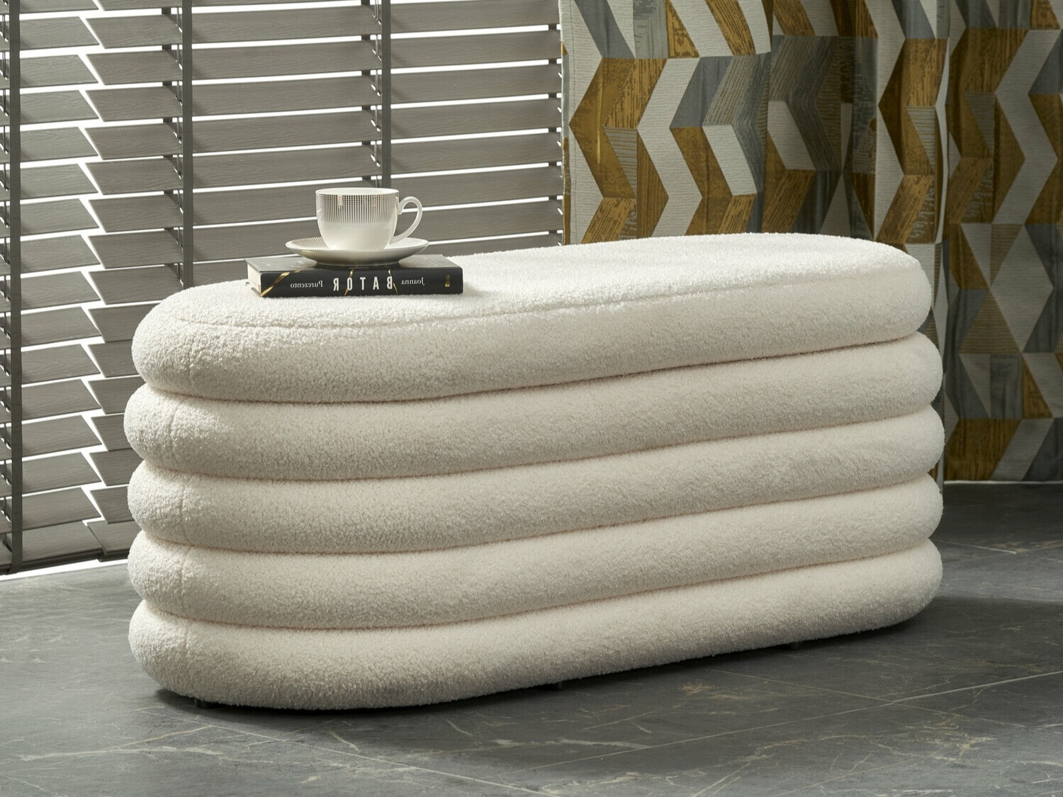 Gestoffeerde bank Houston 1448