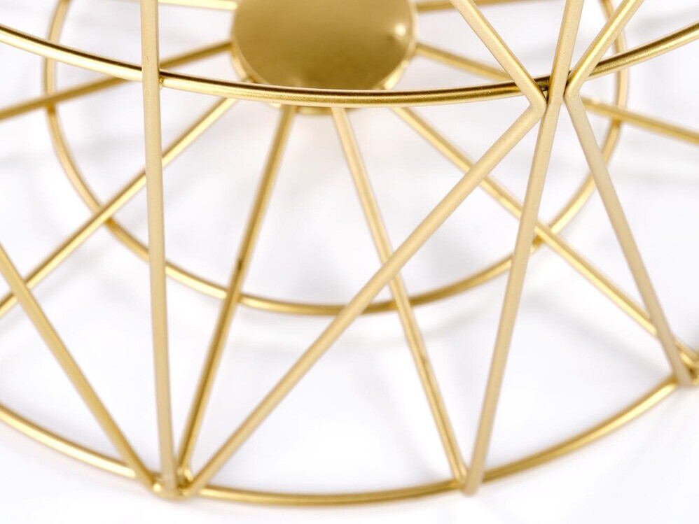 Salontafel Houston 1454 (Gouden + Zwart marmer)