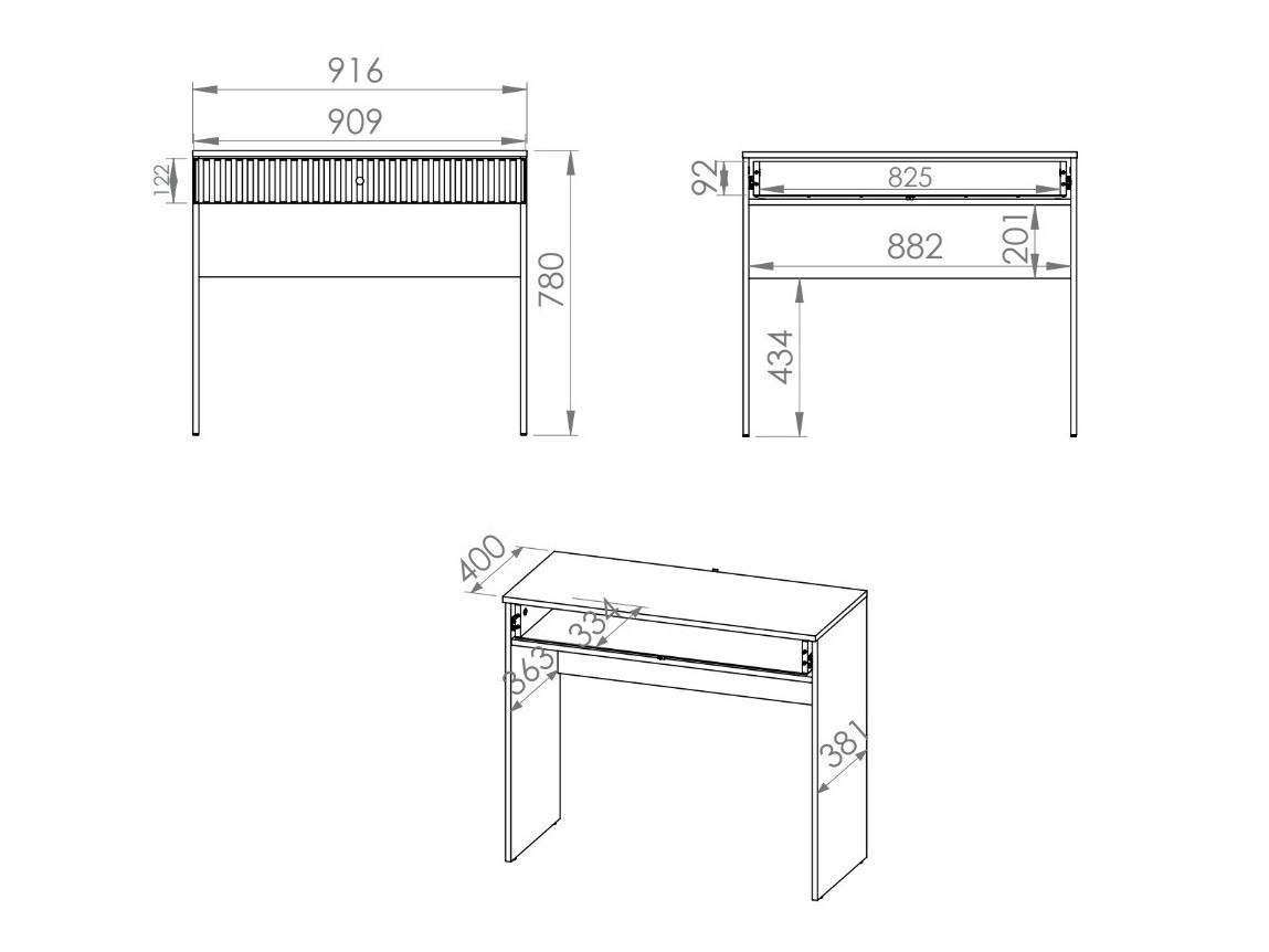 Kaptafel Marmeli 107