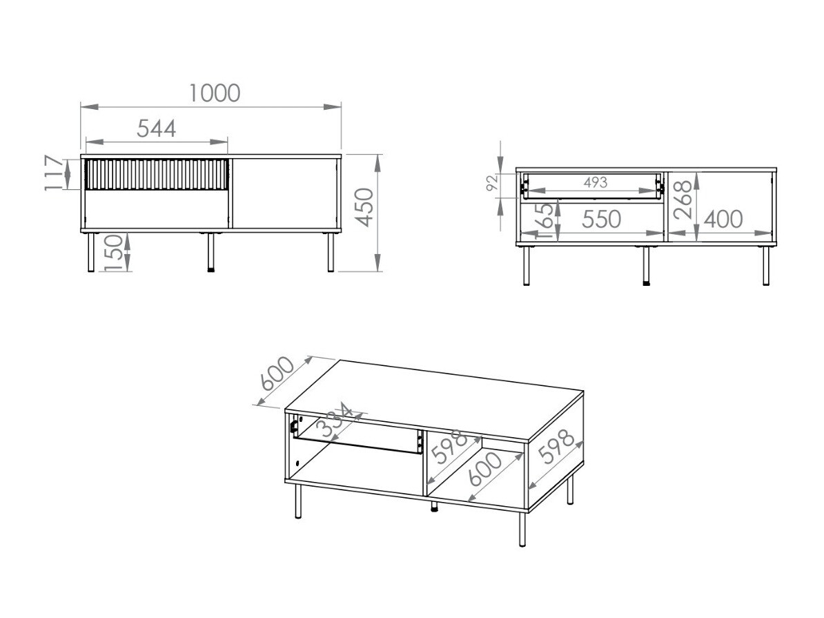 Salontafel Marmeli 109