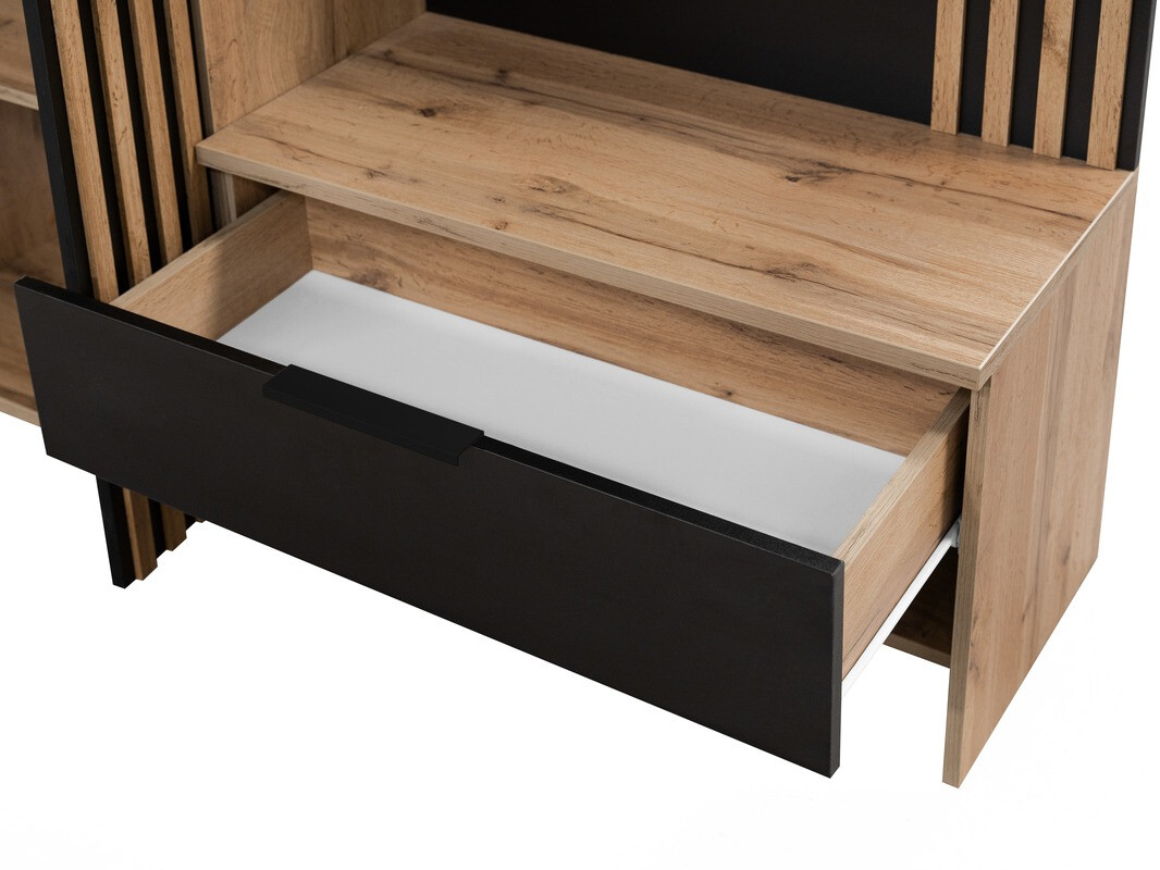 Gangmeubelset Honolulu 161 (Zwart + Wotan eik)
