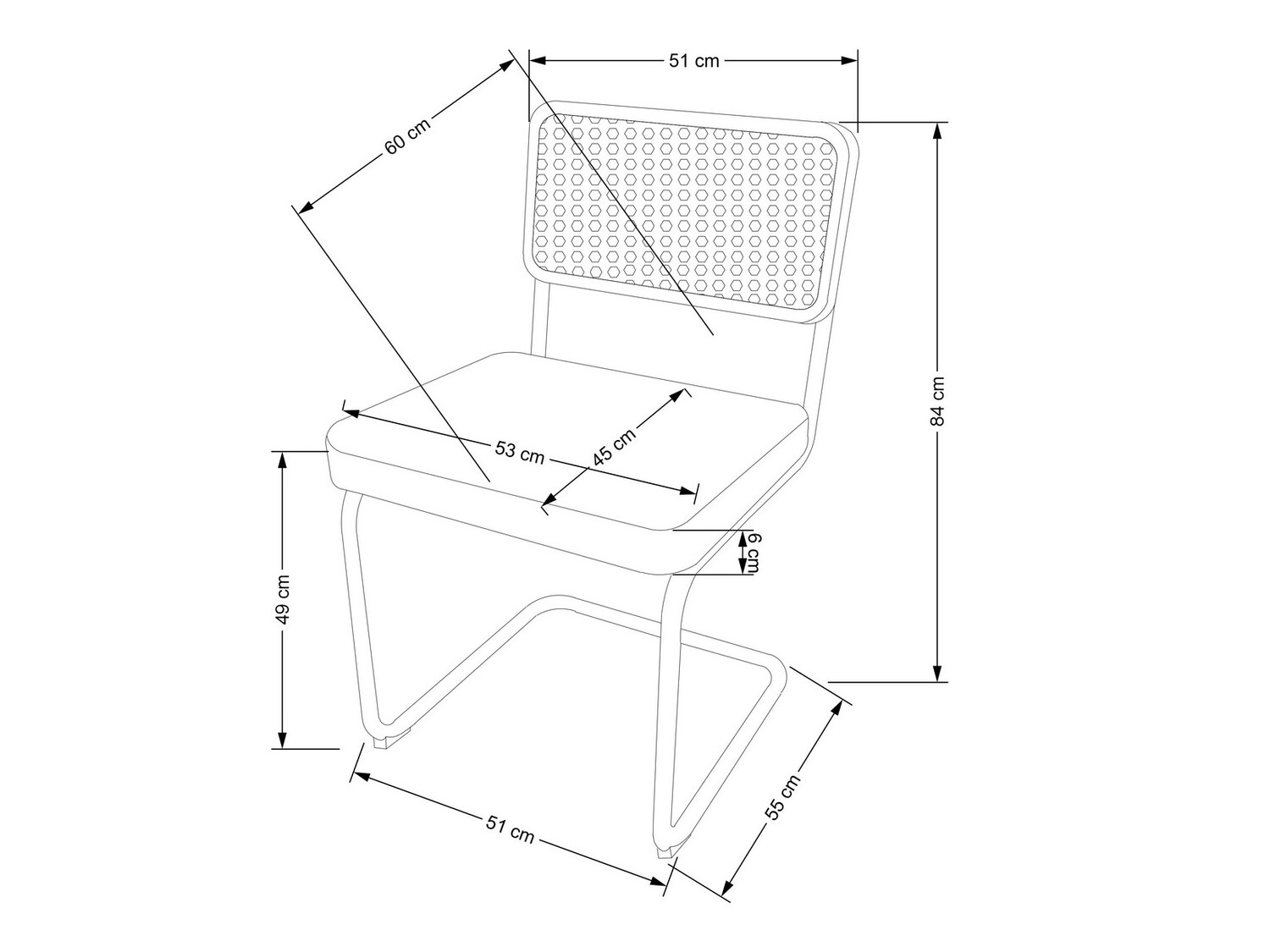 Stoel Houston 1465 (Grijs)