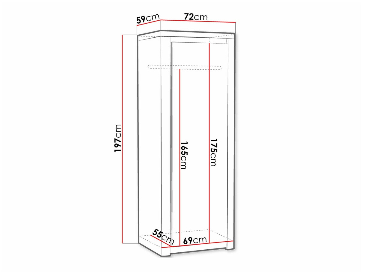 Kledingkast Etrmona 101