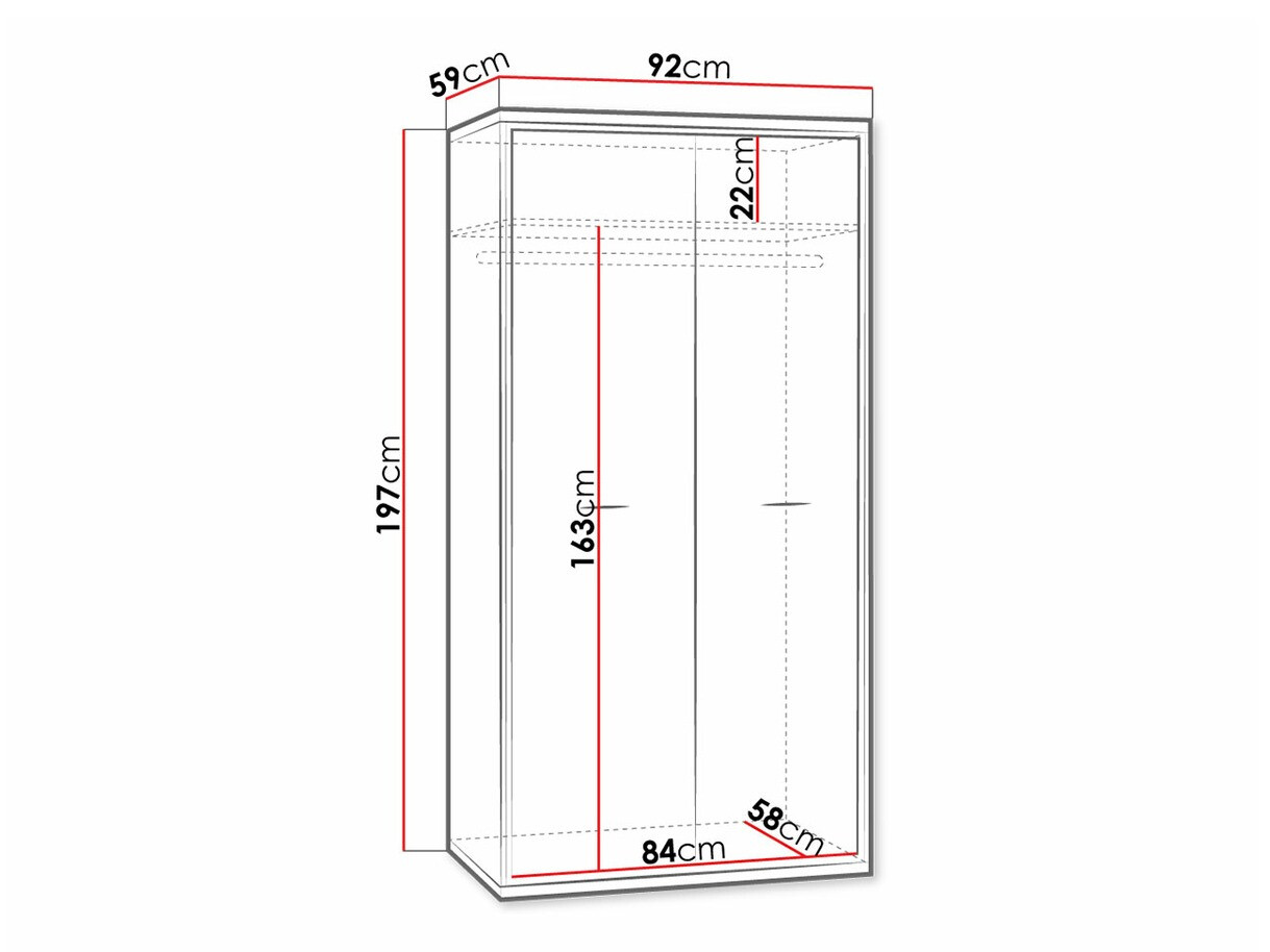 Kledingkast Etrmoni 100