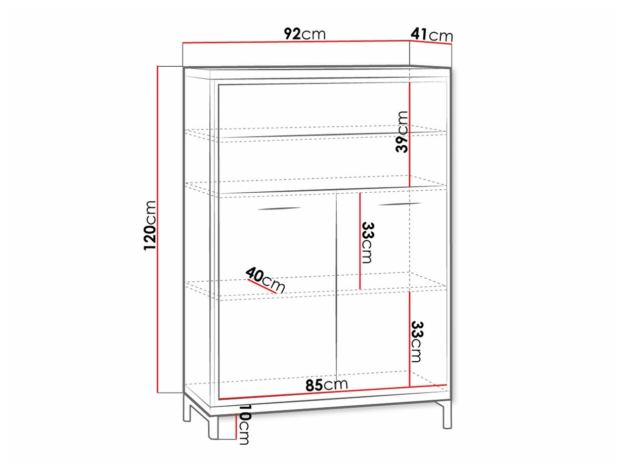 Ladekast Etrmoni 103 (Licht hout)