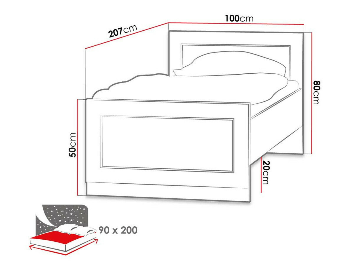 Bed Lircava 116 (Lefkas eik)