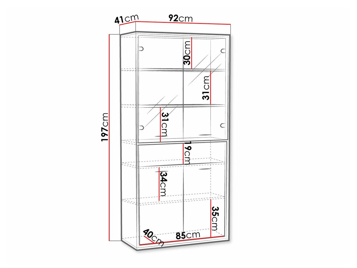 Boekenkast Etrmoni 102 (Licht hout)