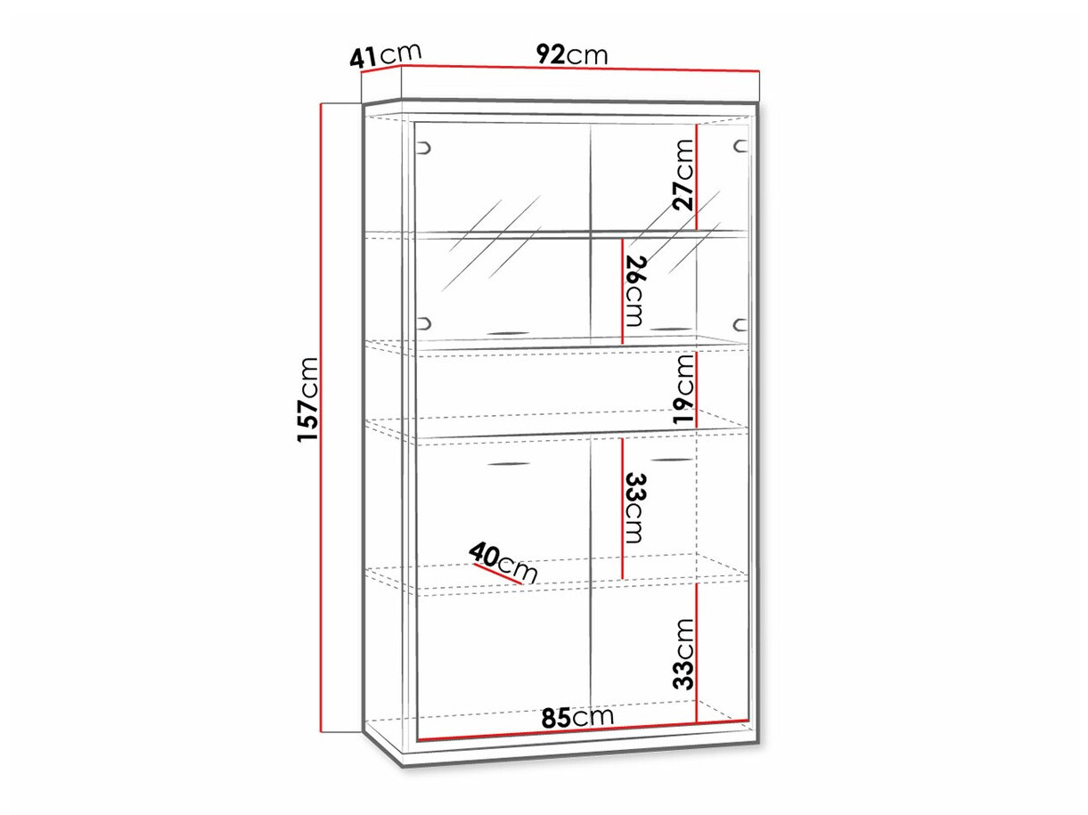 Boekenkast Etrmoni 107 (Licht hout)
