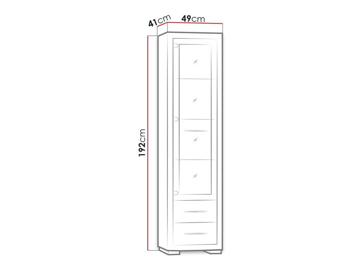 Boekenkast Fiomeri 109 (Eik santana donker)