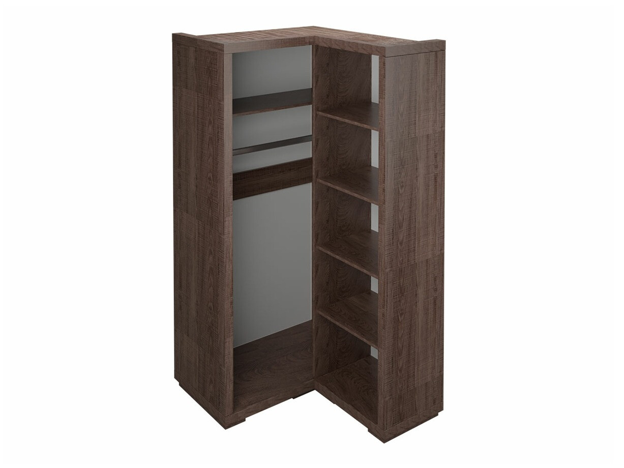 Hoekkledingkast Fiomeri 127 (Eik Santana)