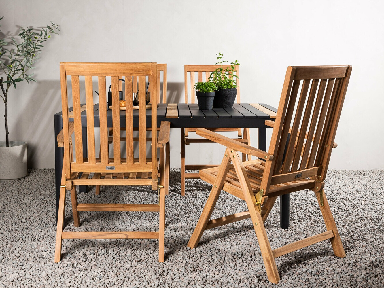 Tafel en stoelen set Dallas 4090