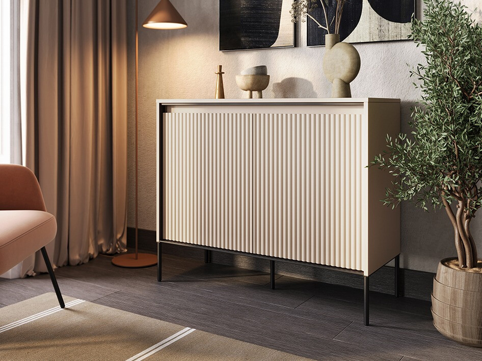 Dressoir Fernolu 101 (Beige + Zwart)