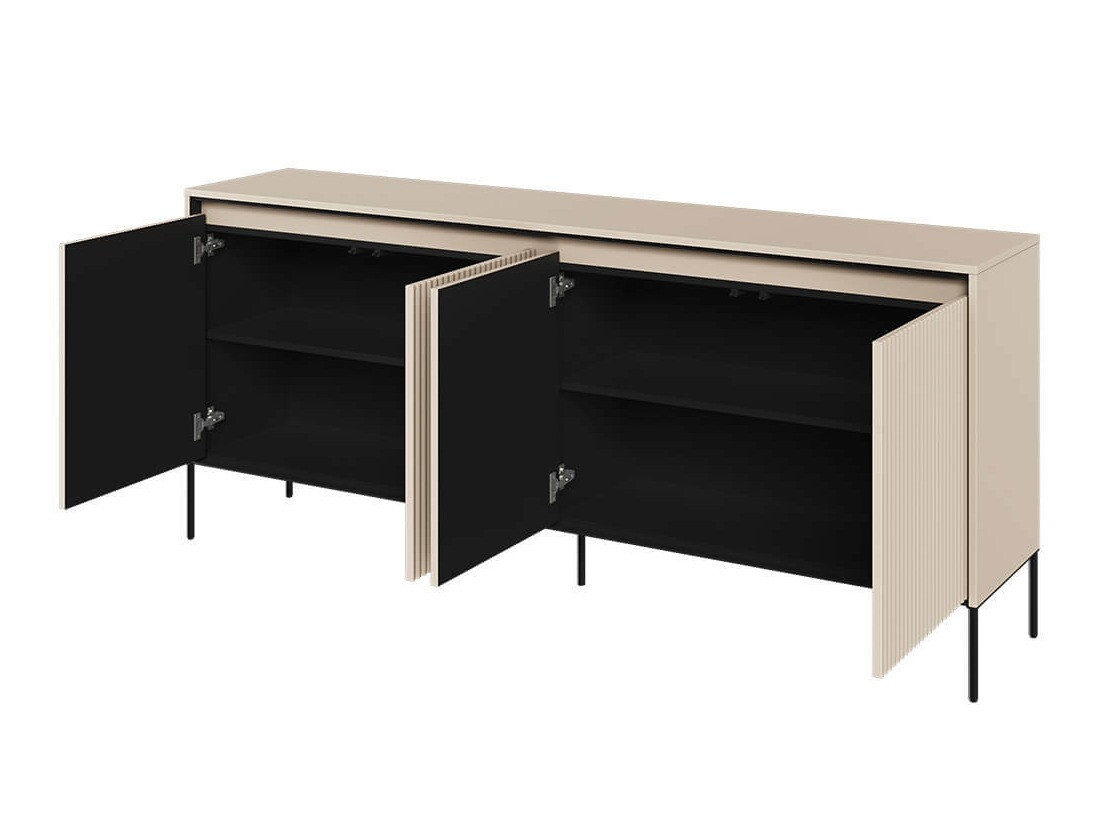 Dressoir Fernolu 103 (Beige + Zwart)