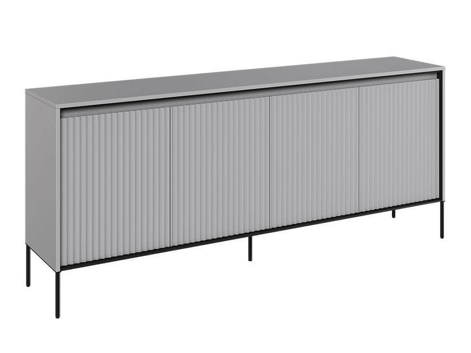 Dressoir Fernolu 103 (Grijs + Zwart)