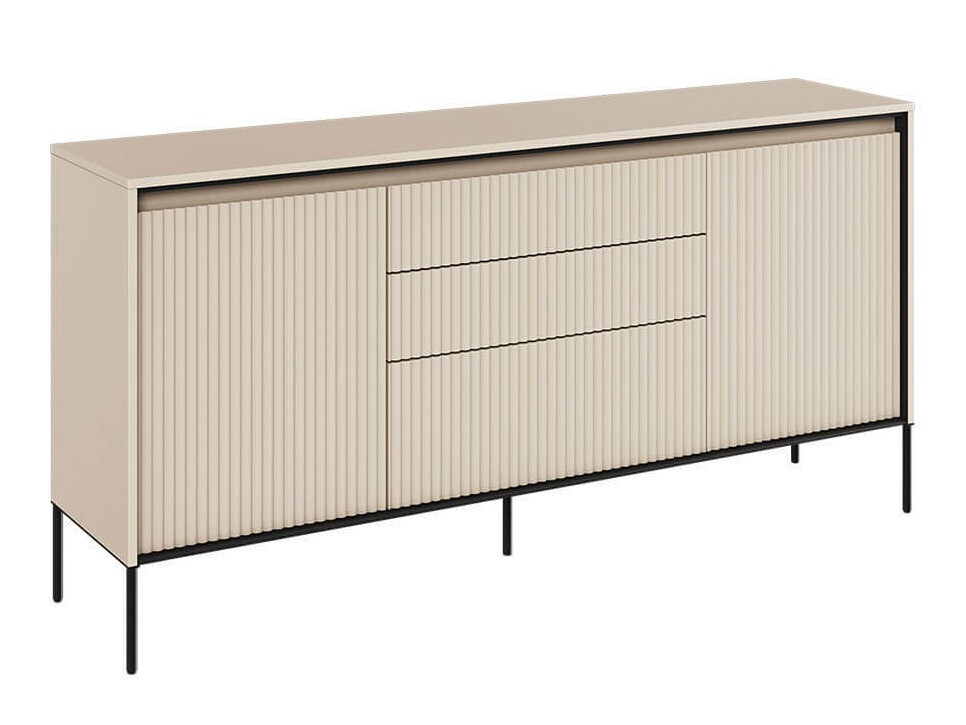 Ladekast Fernolu 100 (Beige + Zwart)
