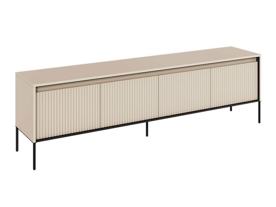 TV-meubel Fernolu 105 (Beige + Zwart)