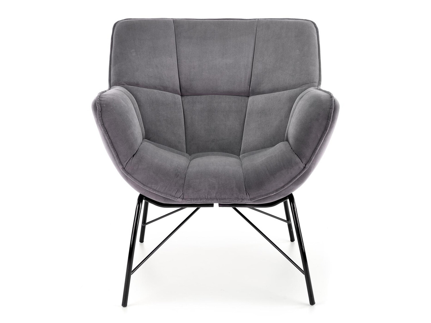 Fauteuil Houston 1485 (Grijs + Zwart)