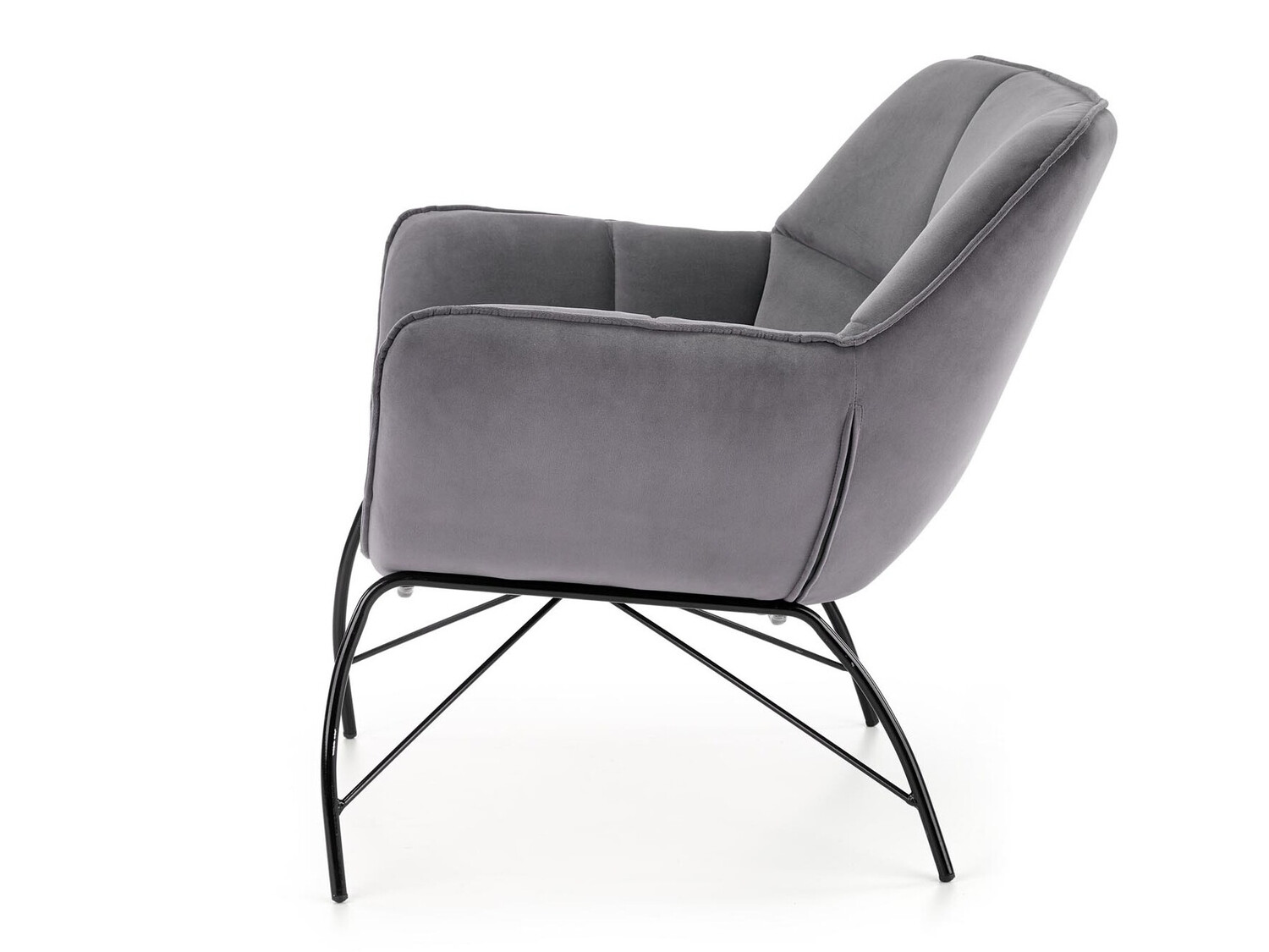 Fauteuil Houston 1485 (Grijs + Zwart)