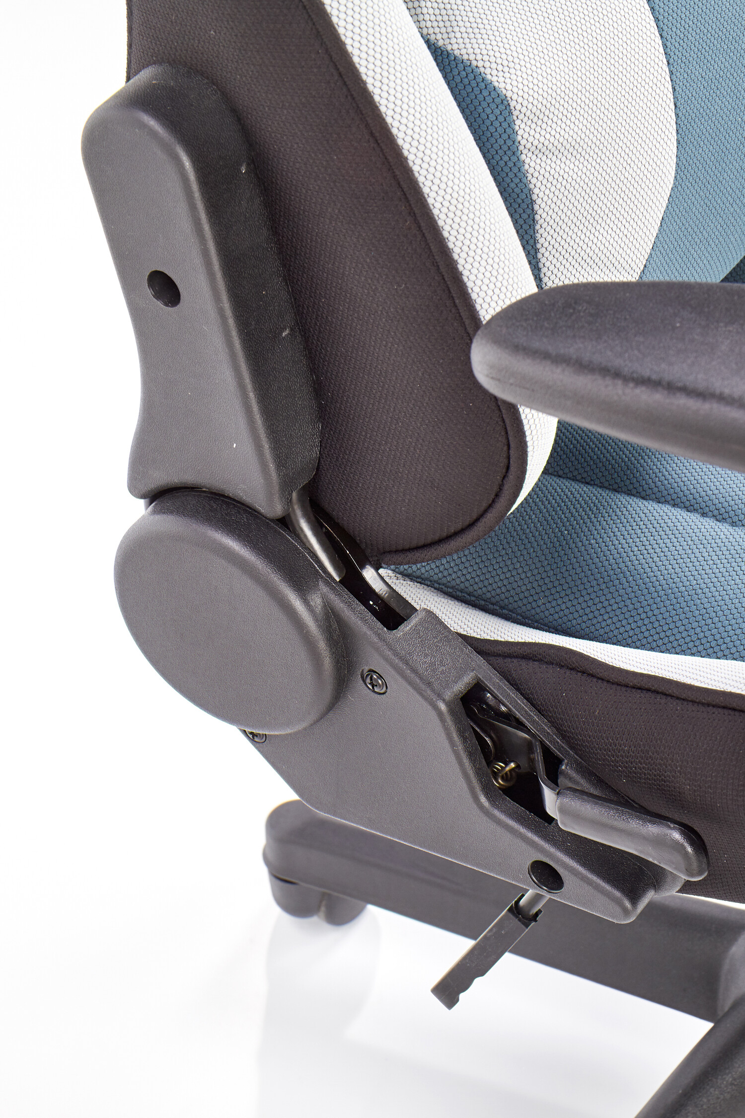 Gamingstoel Houston 1489 (Lichtgrijs + Turquoise)