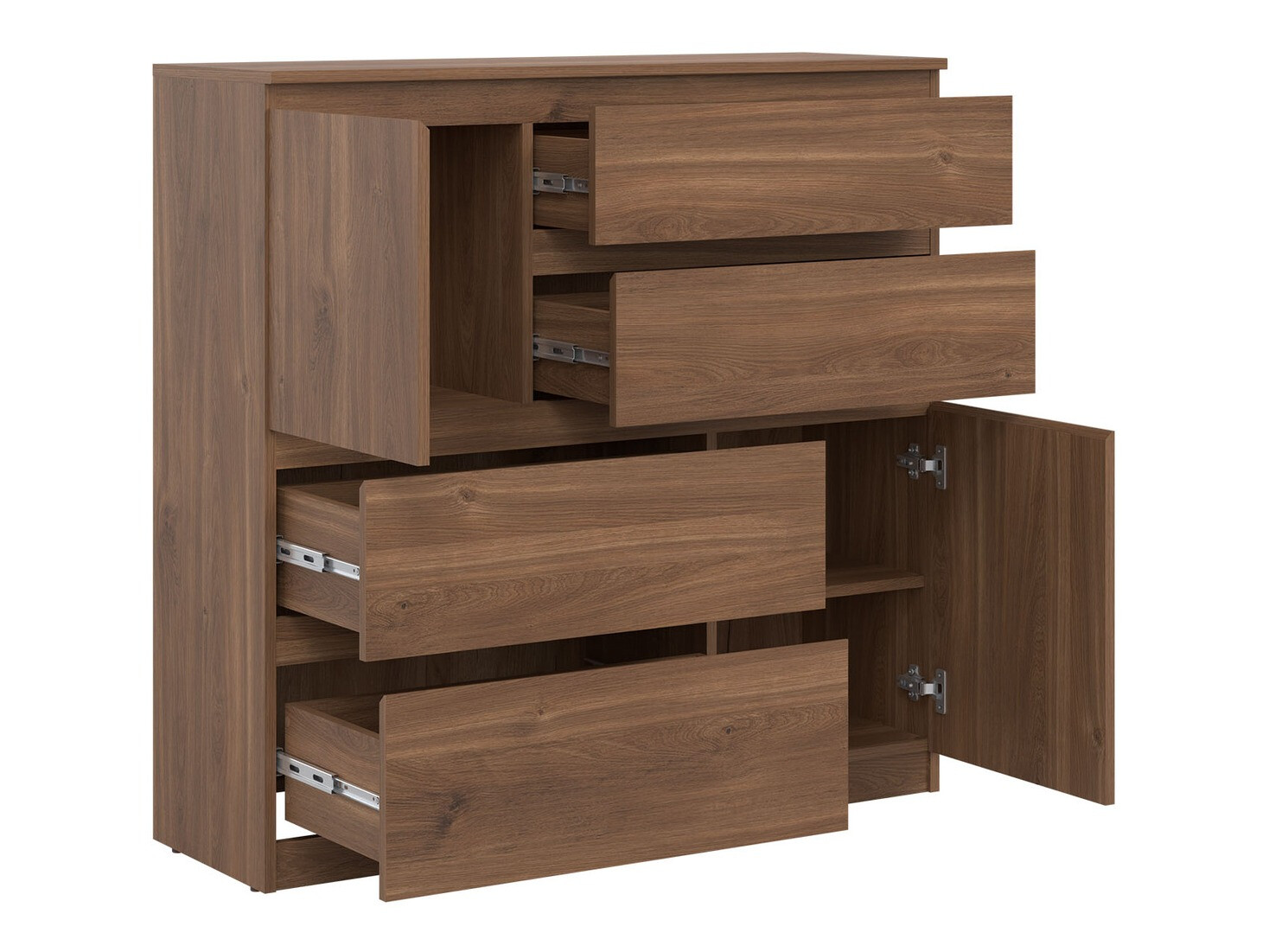 Ladekast Catelbi 105 (Donkere eik)