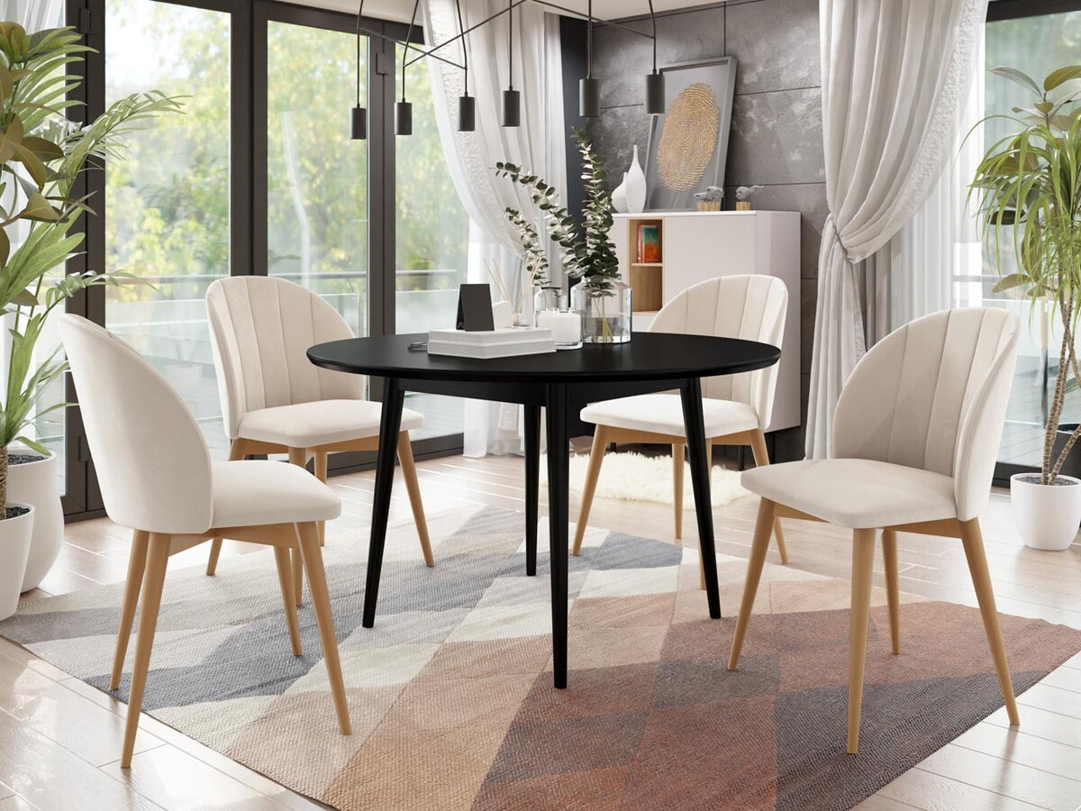 Stoel Racine 104 (Bruin + Magic Velvet 2250)