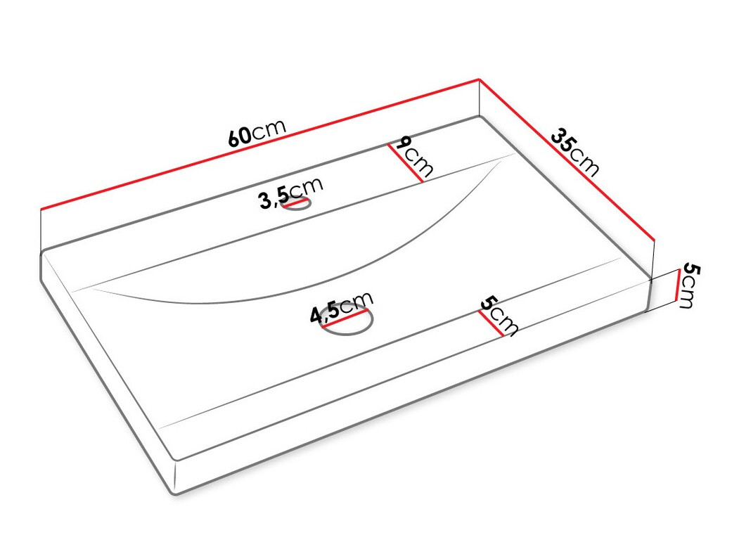 Badkamerset Comfivo Livciro 100 (Wit)