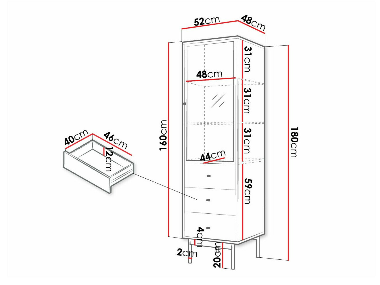 Boekenkast Comfivo Granium