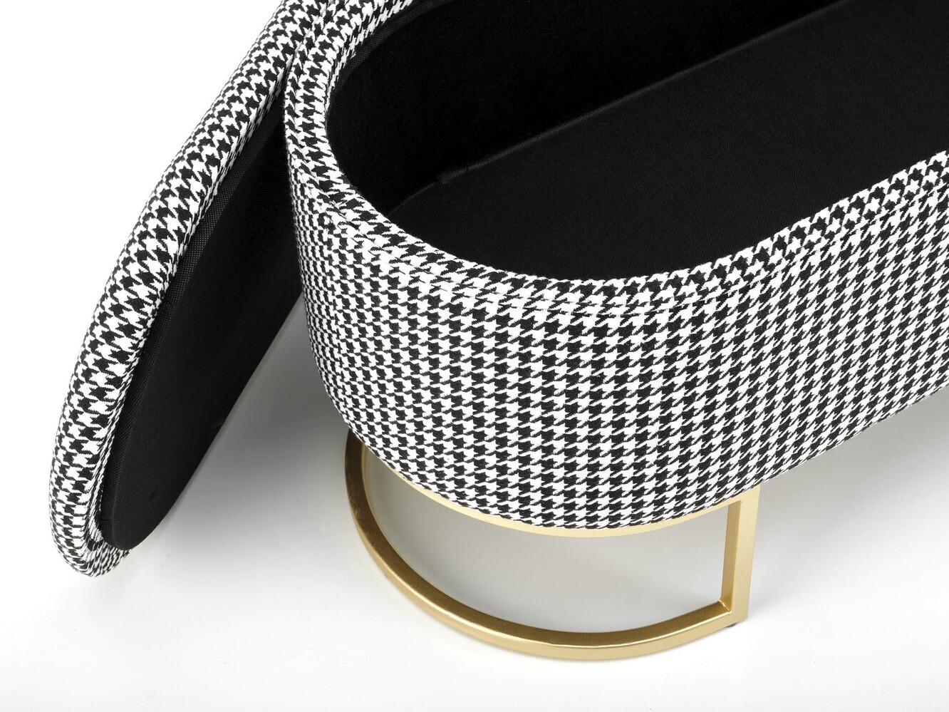 Gestoffeerde hocker Houston 1496