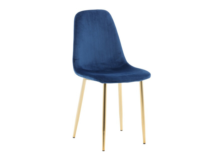 Eetkamerset Dallas 1693 (Blauw + gouden)
