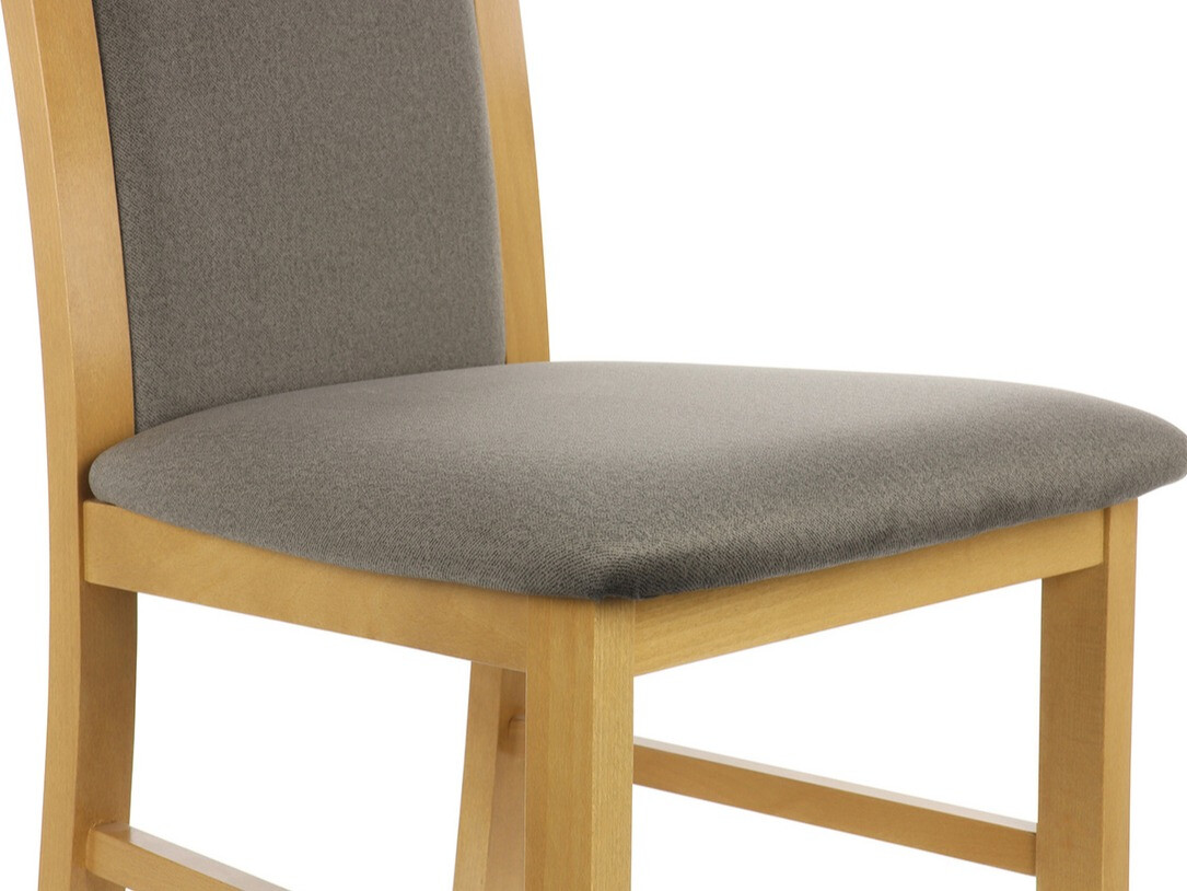 Stoel Boston 463 (Licht hout + Bruin)