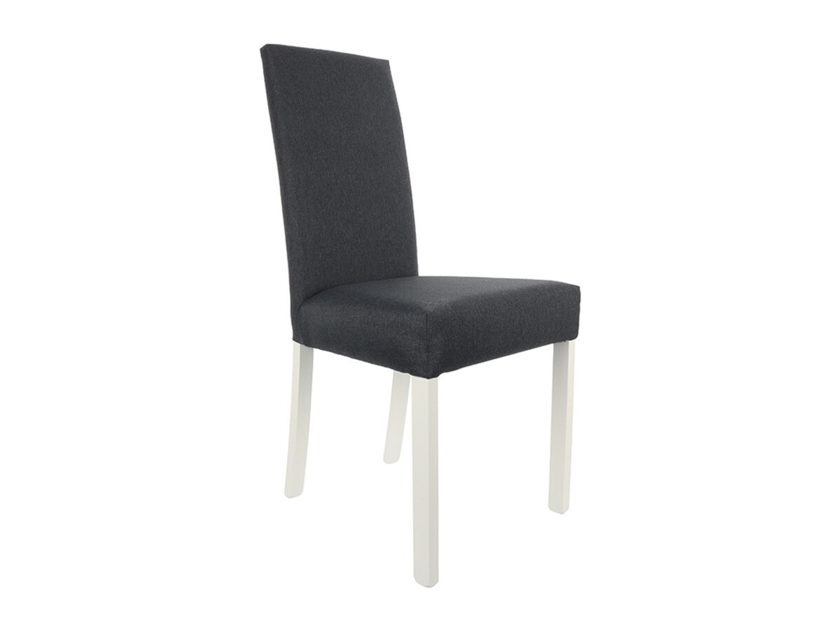 Stoel Boston 464 (Wit + Donkergrijs)